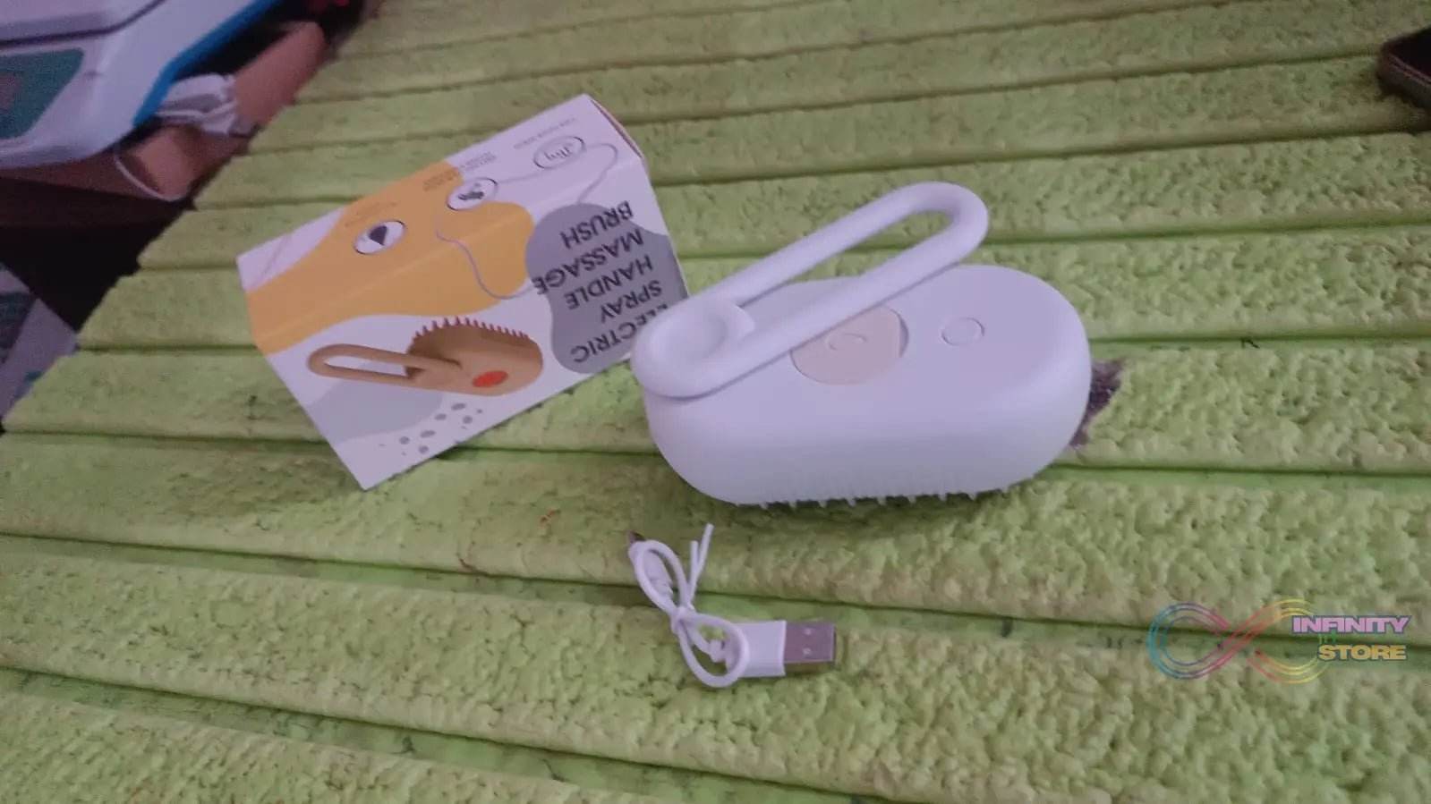 Electric Spray Handle Massage Brush, Hair Removal Brush Steam (1 Pc) - infinityexculsivestore.com