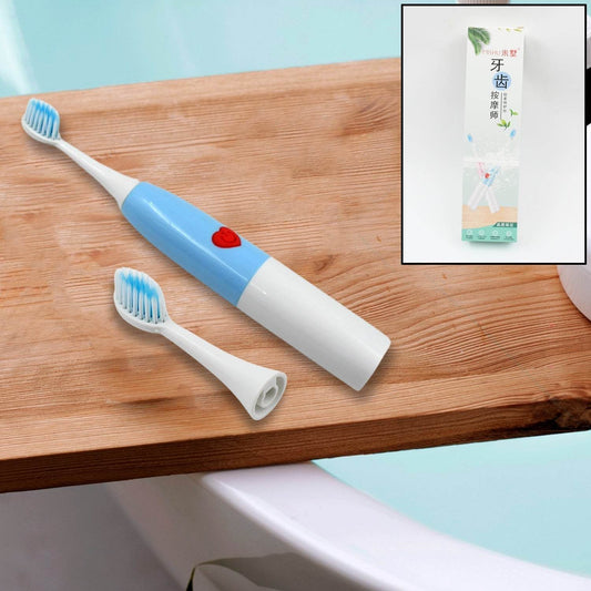 Electric Toothbrush Battery Operate For Home & Travelling Use (1 Pc) - infinityexculsivestore.com
