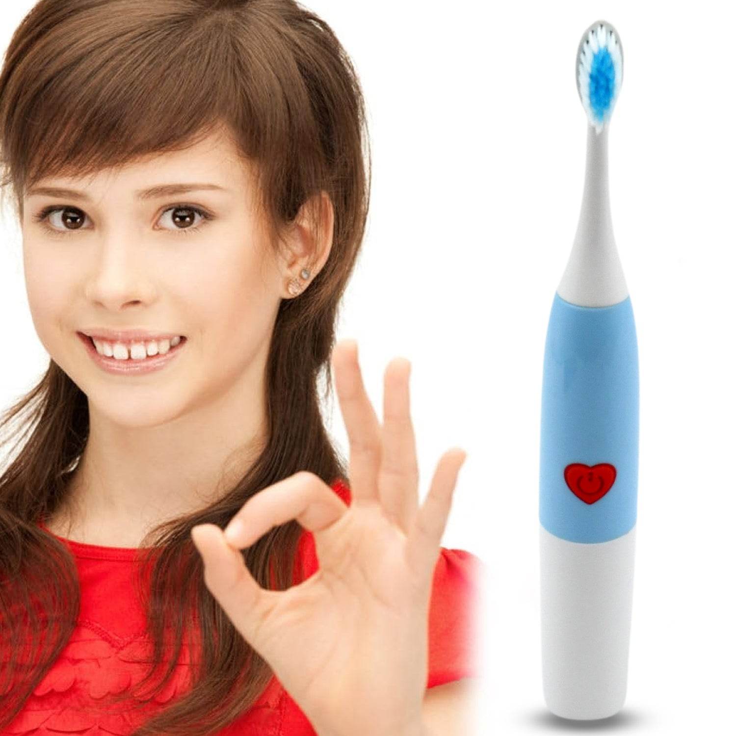 Electric Toothbrush Battery Operate For Home & Travelling Use (1 Pc) - infinityexculsivestore.com