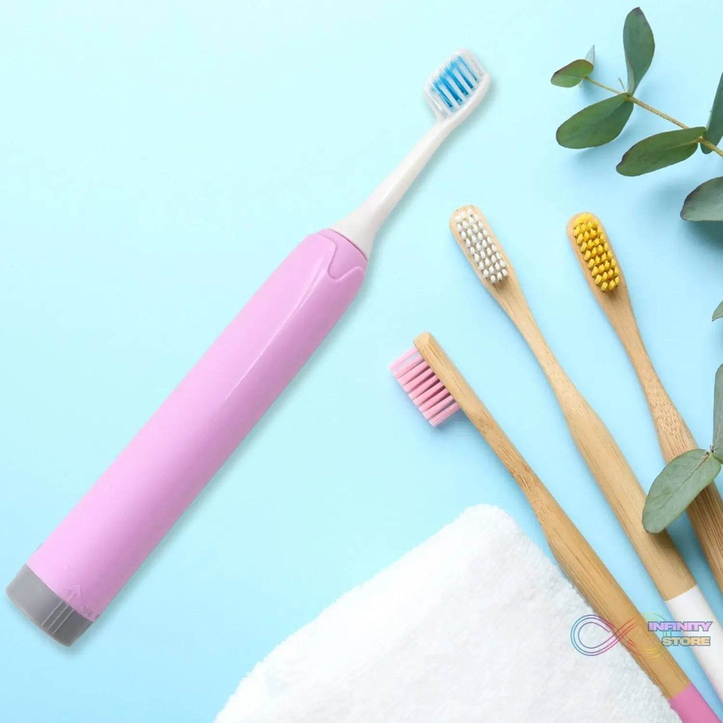 Electric Toothbrush Battery Operate For Home & Travelling Use - infinityexculsivestore.com