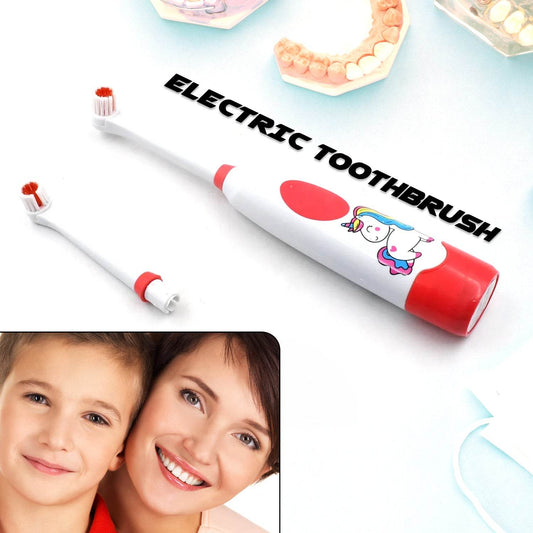 Electric Toothbrush for Kids and Adults Travel Portable Toothbrush With Extra 1 Brush Heads With 2 Battery - infinityexculsivestore.com