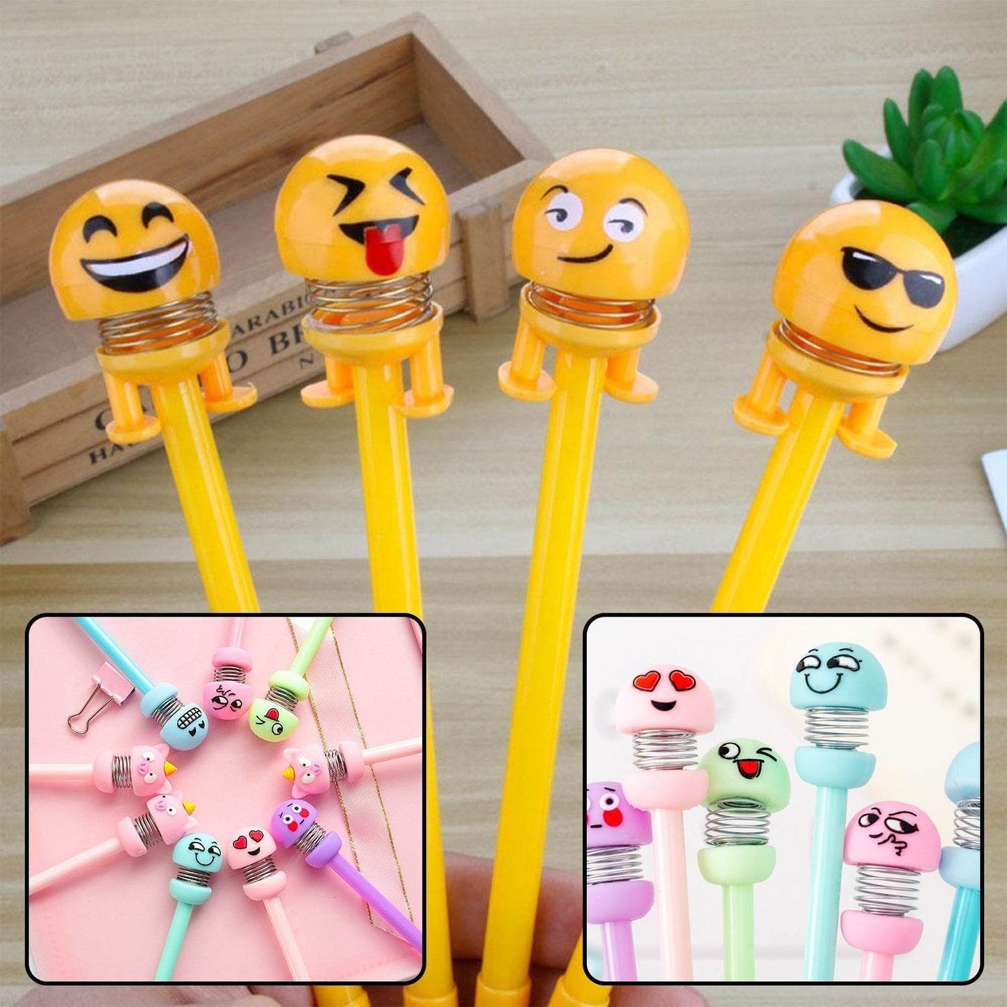 Emoji Pen and Emoji Pencil Used by kids for writing and playing purposes etc. - infinityexculsivestore.com