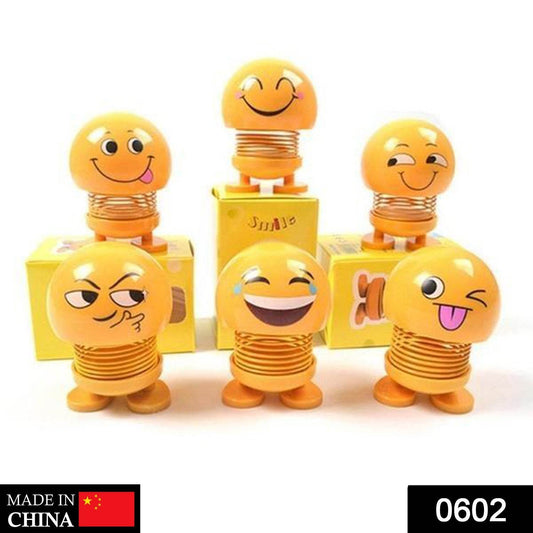 Emoticon Figure Smiling Face Spring Doll - infinityexculsivestore.com