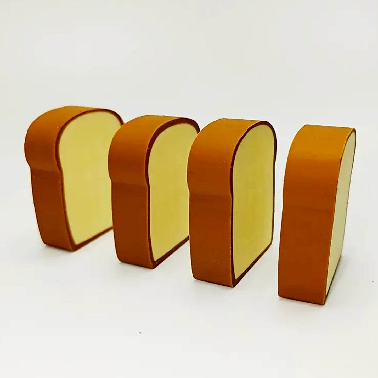 3D Toast Bread Shape Eraser for Kids, Cartoons Erasers Toast Bread Erasers Bread Shaped Eraser for Students, Gift, Cute Fun Food Erasers for School Classroom, Stationery for Boys & Girls (4 Pcs Set) - infinityexculsivestore.com