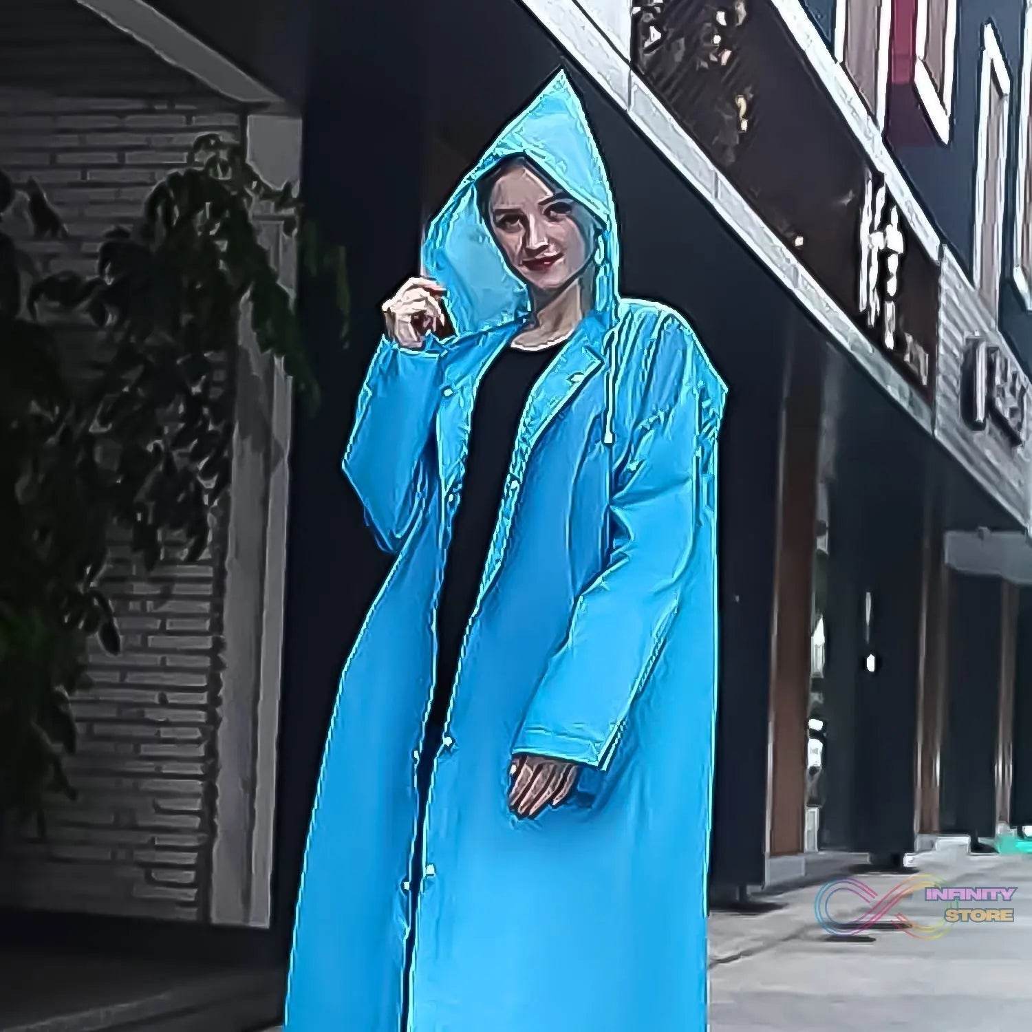 Eva Portable Rain Coat, Waterproof Raincoat (1pc) - infinityexculsivestore.com