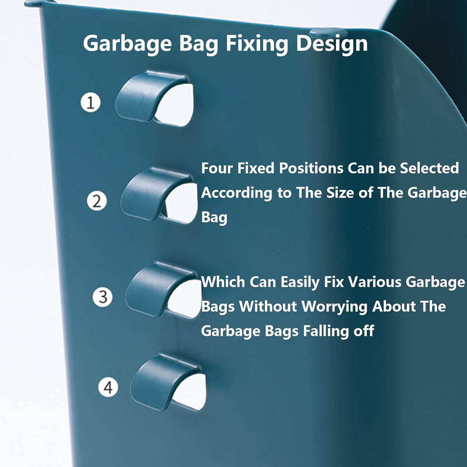 Expandable Trash Can (1 Pc): Plastic, Large Capacity, Kitchen & Bathroom - infinityexculsivestore.com