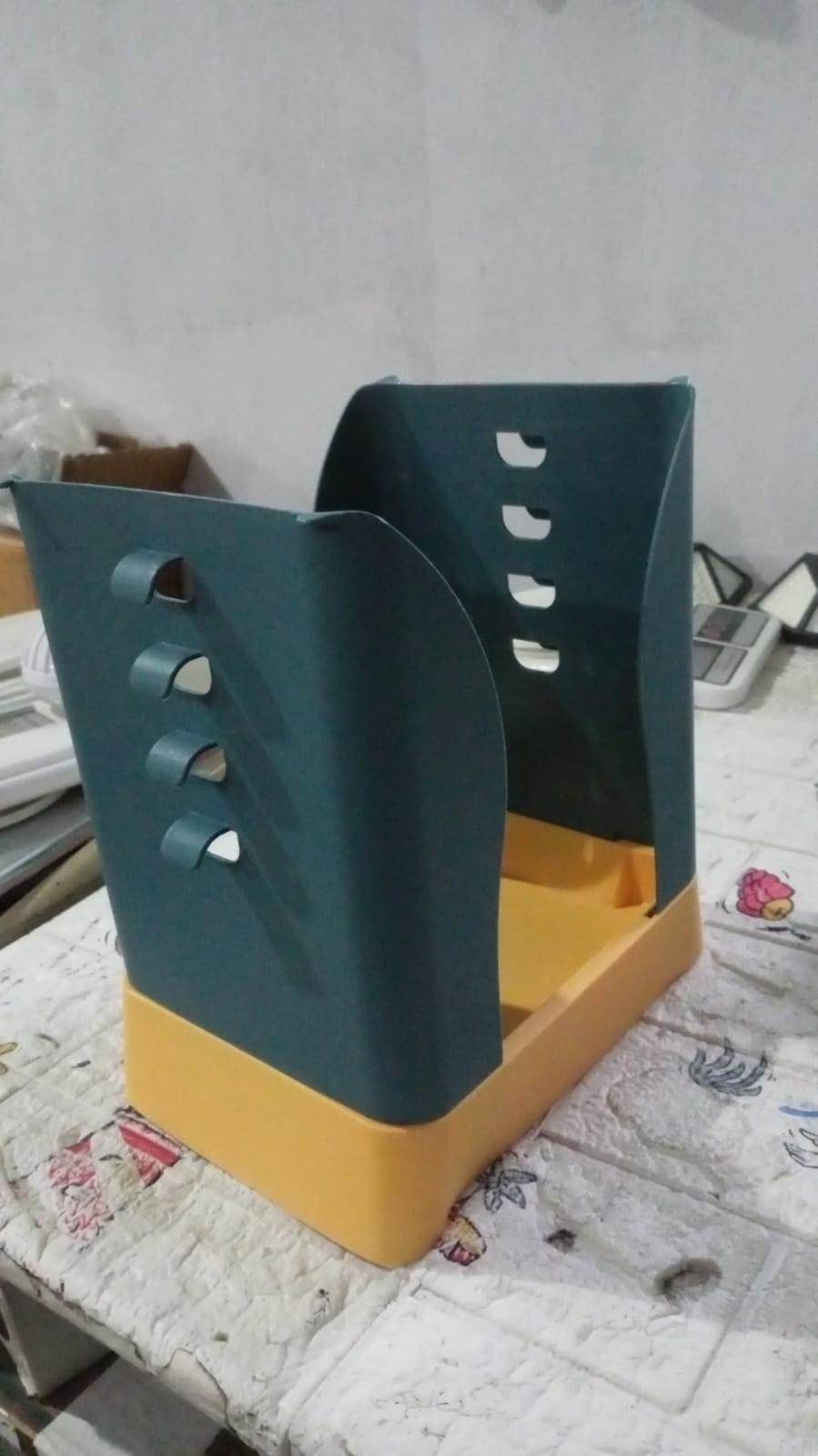 Expandable Trash Can (1 Pc): Plastic, Large Capacity, Kitchen & Bathroom - infinityexculsivestore.com