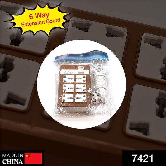 Extension Board 250V 6 Way Extension Board - infinityexculsivestore.com