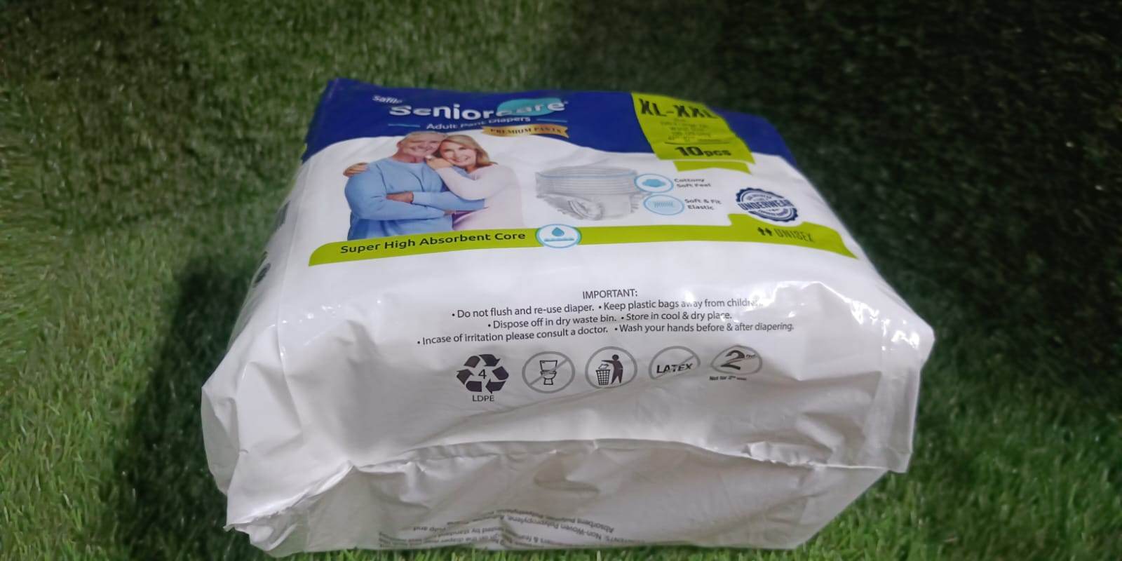 Extra Large - XXL Senior care Adult Pull Up Diaper Pants(Waist Size (120-170 Cm | 47 -67 Inch) (10*4 Pcs) Adult Diapers - XL - XXL (10 Pieces) - infinityexculsivestore.com