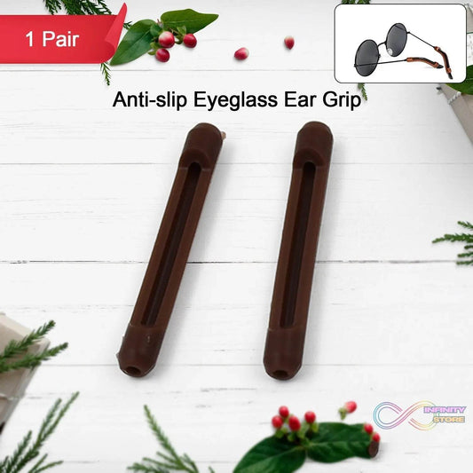 Eyeglass Anti Slip Ear Grip Soft Silicone Glasses Ear Hooks (1 Pair / Color May be Vary) - infinityexculsivestore.com