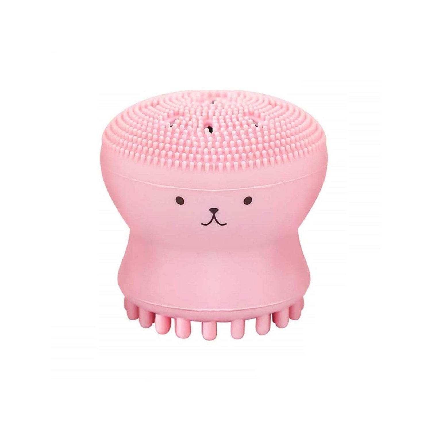 Facial Cleansing Brushes, Cute Octopus Shape Silicone Face Scrubber Massager Skincare Tool (1PC) - infinityexculsivestore.com