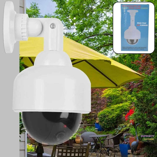 Fake / Dummy Camera CCTV, with Flashing Red LED Light (1 Pc / Battery Not Included) - infinityexculsivestore.com