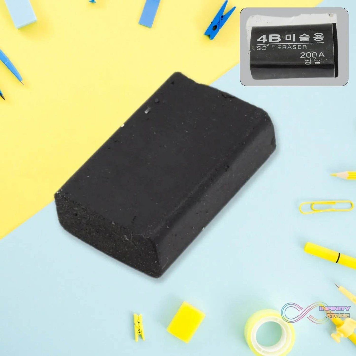 Fancy & Stylish Eraser (1 Pc / Mix Design) - infinityexculsivestore.com