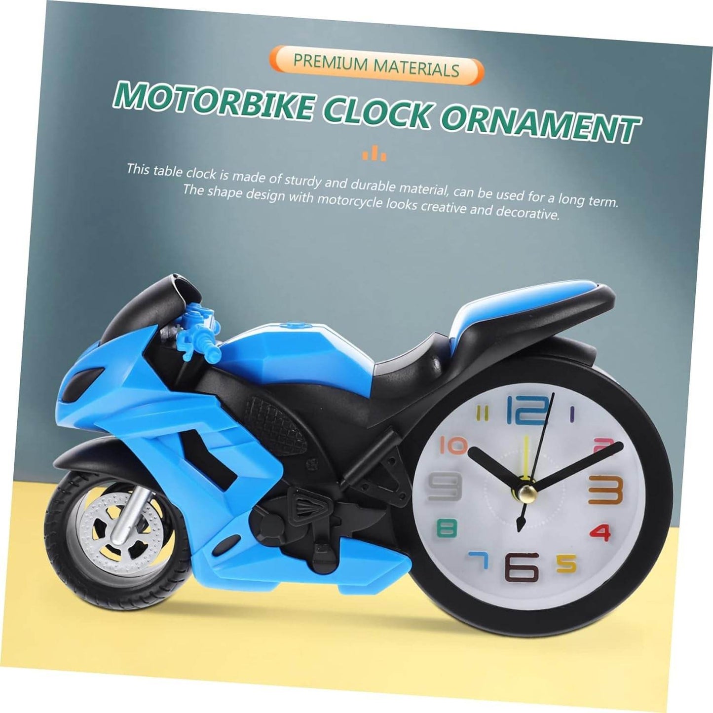Fashioned Alarm Clock Novelty Retro Motorcycle / Motorbike Engine Style Clocks Alarm Clock Desktop Decoration Kids Gift - infinityexculsivestore.com