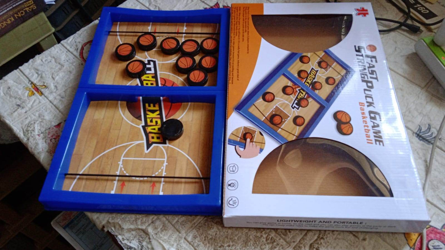 Fast Sling Basketball Puck Game Paced Table Desktop Battle Ice Hockey Game for Adults and Kids Parent-Child Winner Board Games Interactive Toy, Desktop Table Game - infinityexculsivestore.com
