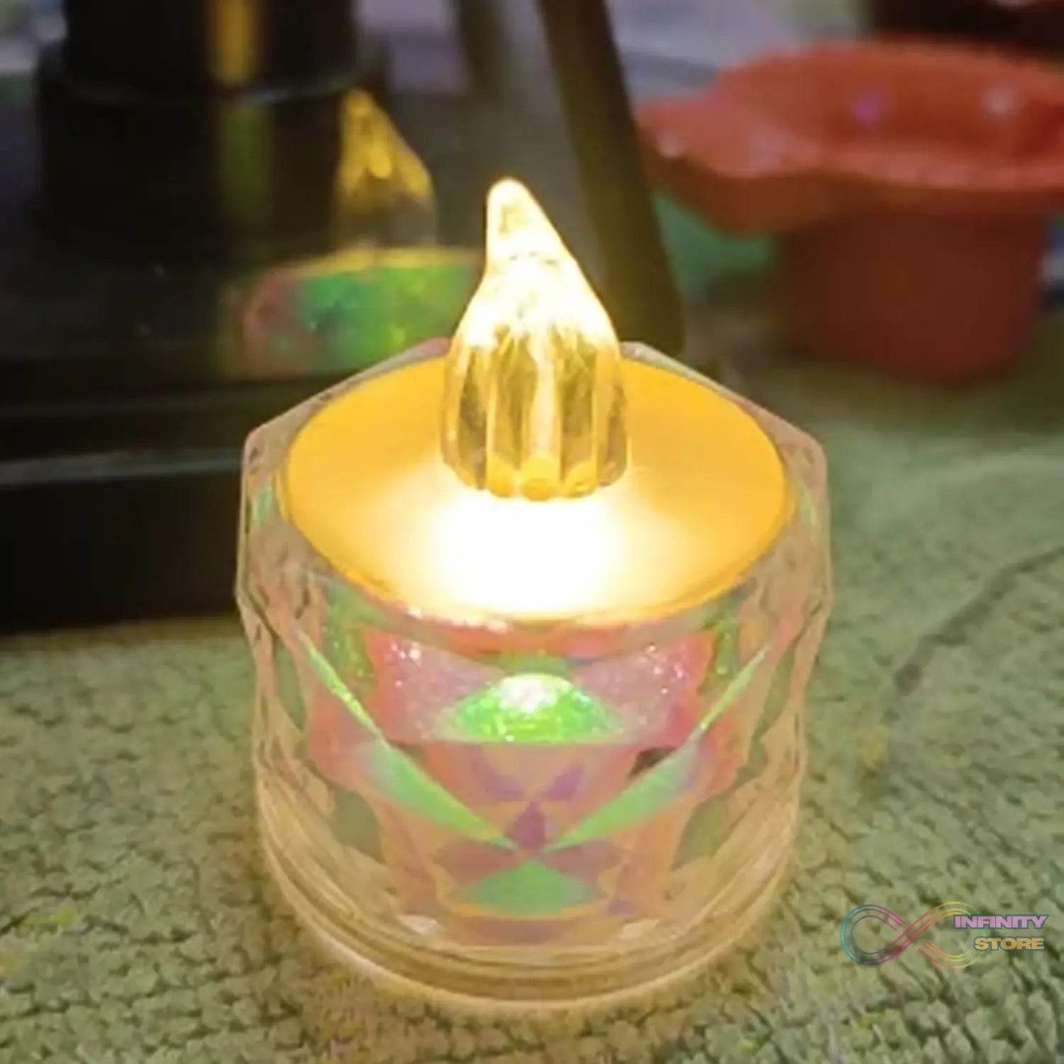 Festive Lighting for Any Occasion: 1 Pack LED Tealight Candles - infinityexculsivestore.com