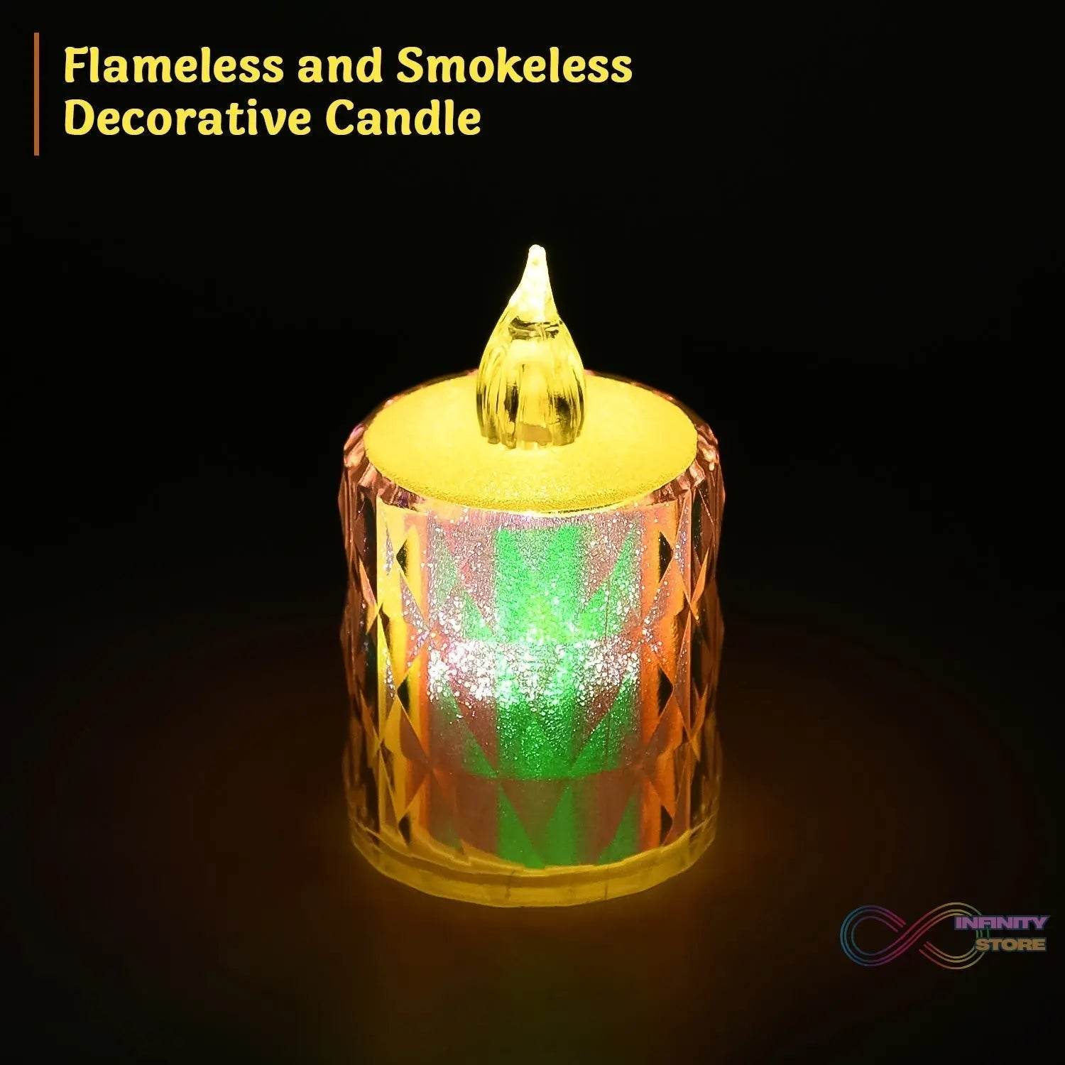 Festive Lighting for Any Occasion: 12 Pack LED Tealight Candles - infinityexculsivestore.com