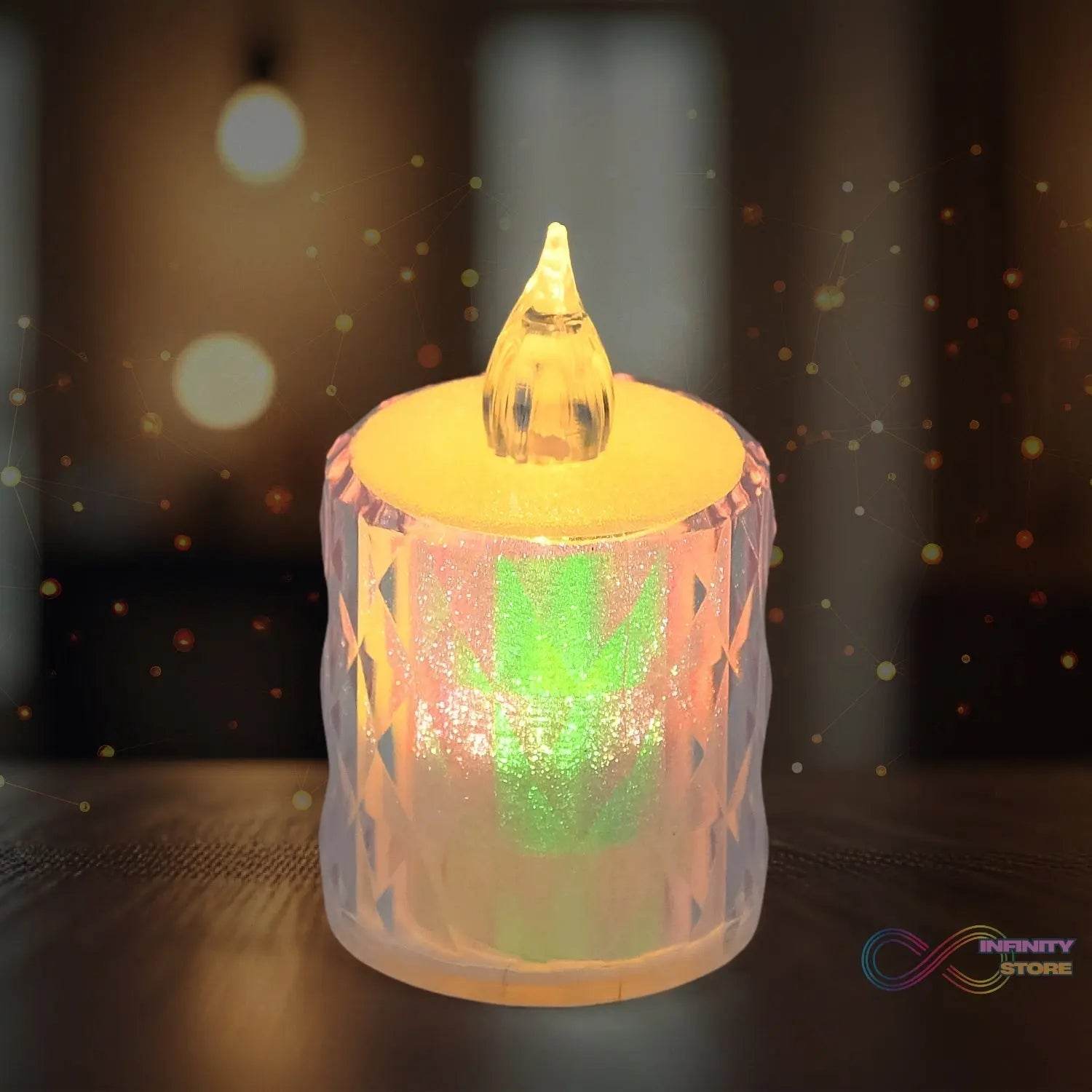 Festive Lighting for Any Occasion: 12 Pack LED Tealight Candles - infinityexculsivestore.com