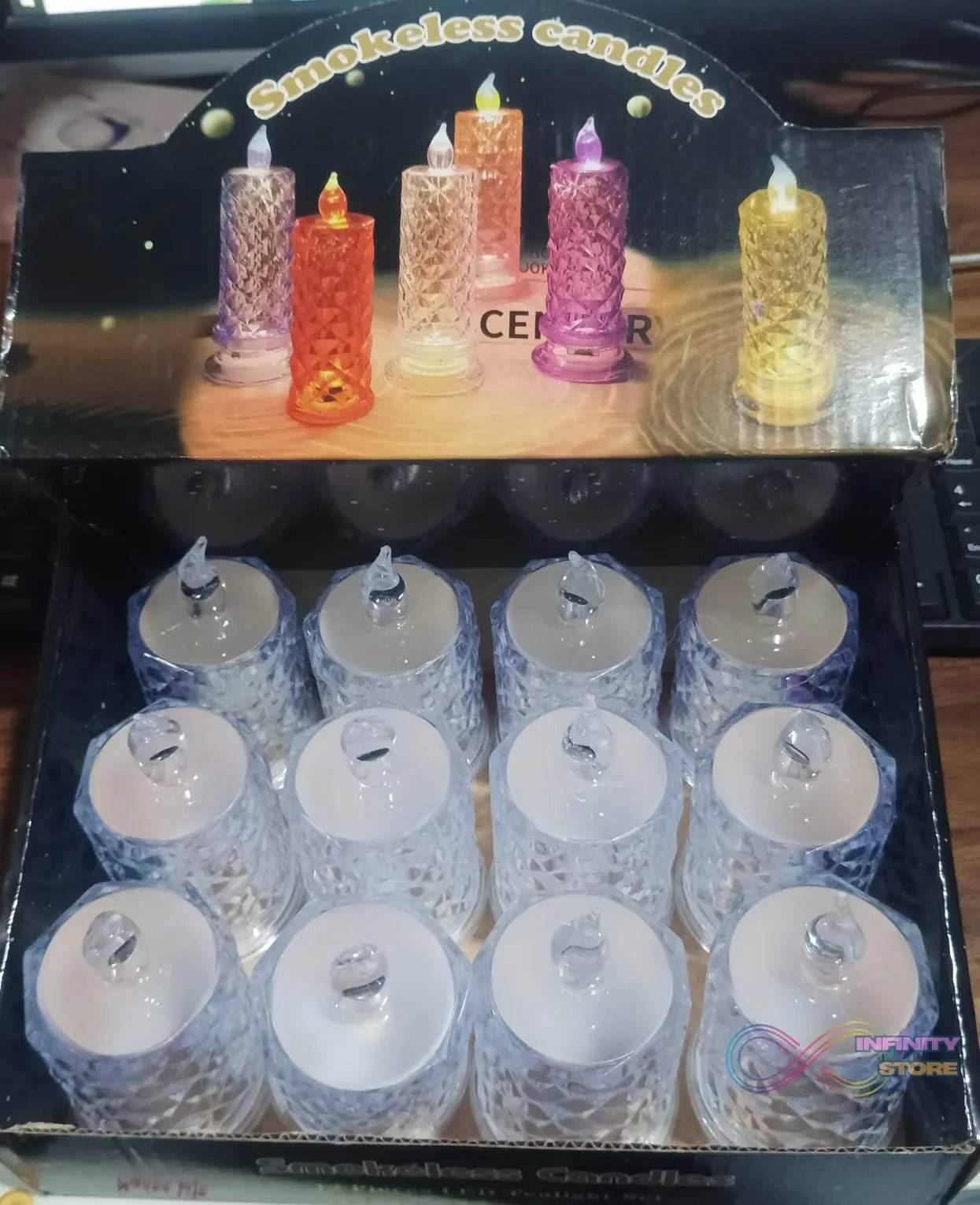 Festive Lighting for Any Occasion: 12 Pack LED Tealight Candles - infinityexculsivestore.com