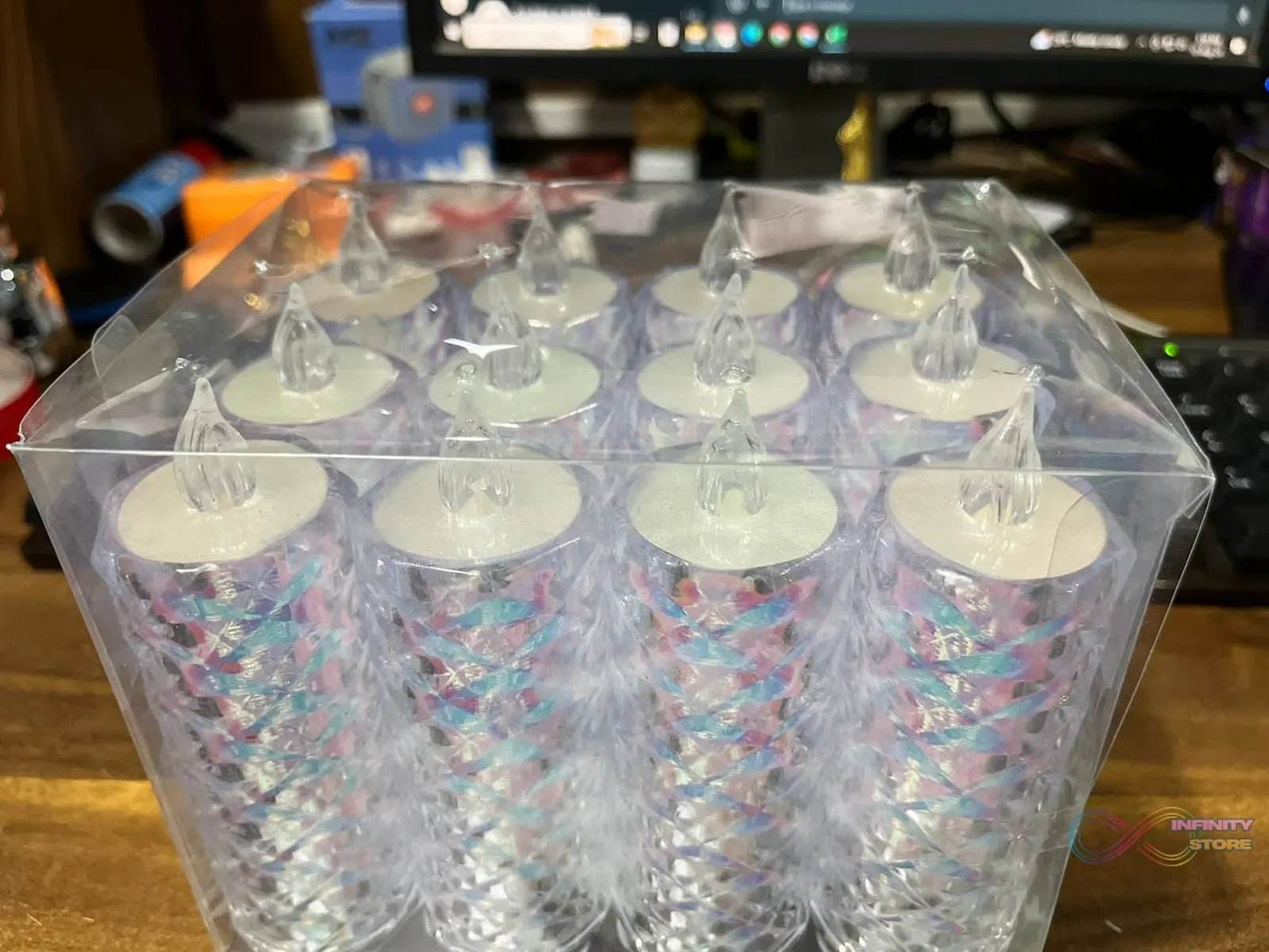 Festive Lighting for Any Occasion: 12 Pack LED Tealight Candles - infinityexculsivestore.com