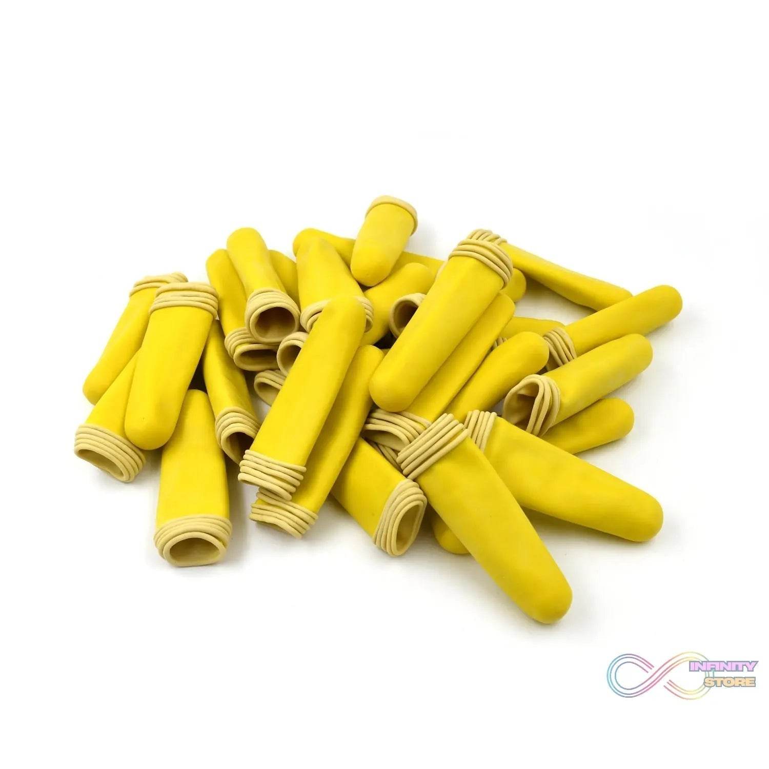 Finger Caps, Silicone Finger Protectors Sleeves (Finger Cots / 145 Pcs Set Approx) - infinityexculsivestore.com