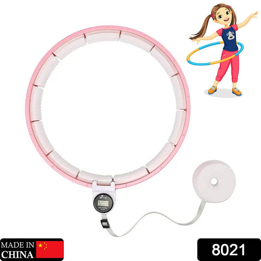 Fitness Adjustable Detachable Fitness Hula Hoop Ring Smart Round Count & Weight Loss Gym Equipment Exercise Smart Hula Hoops - infinityexculsivestore.com