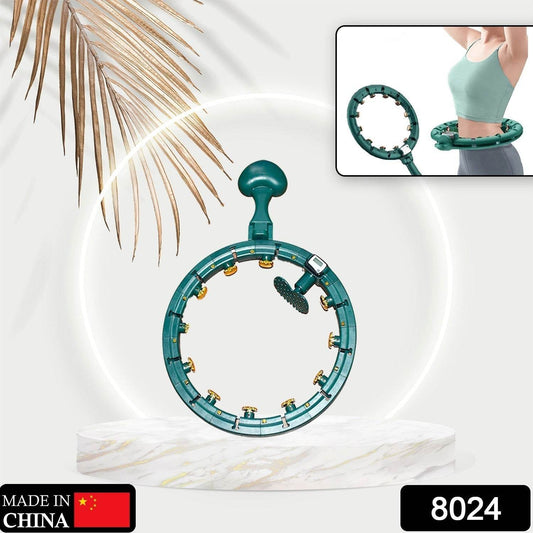 Fitness Adjustable Detachable Fitness Hula Hoop Ring Smart Round Count & Weight Loss Gym Equipment Exercise Smart Hula Hoops - infinityexculsivestore.com