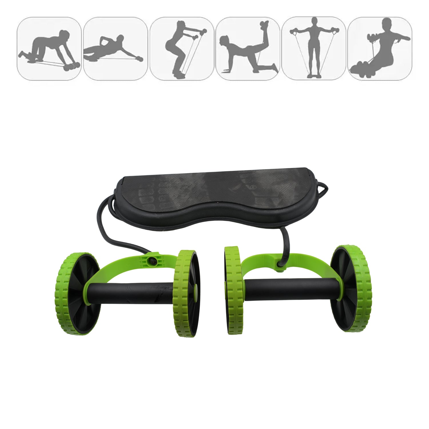 Professional Fitness Imported Ab Builder Ab Care Xtreme Fitness Resistance Exerciser Resistance Tube Ab Slimmer Rope Exerciser Body Building Home Gym Trainer for Both Men & Women (1 Pc) - infinityexculsivestore.com
