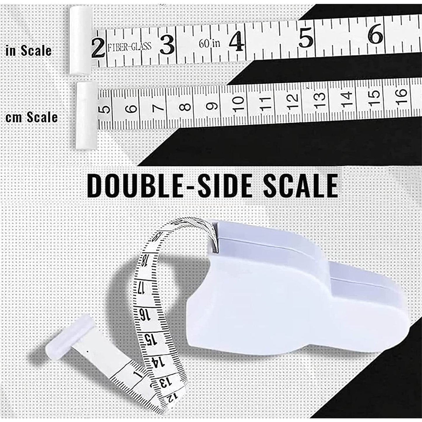 Fitness Measuring Tape For Measuring Lengths, Breadths And Heights For Body And Some Other Things Etc. - infinityexculsivestore.com