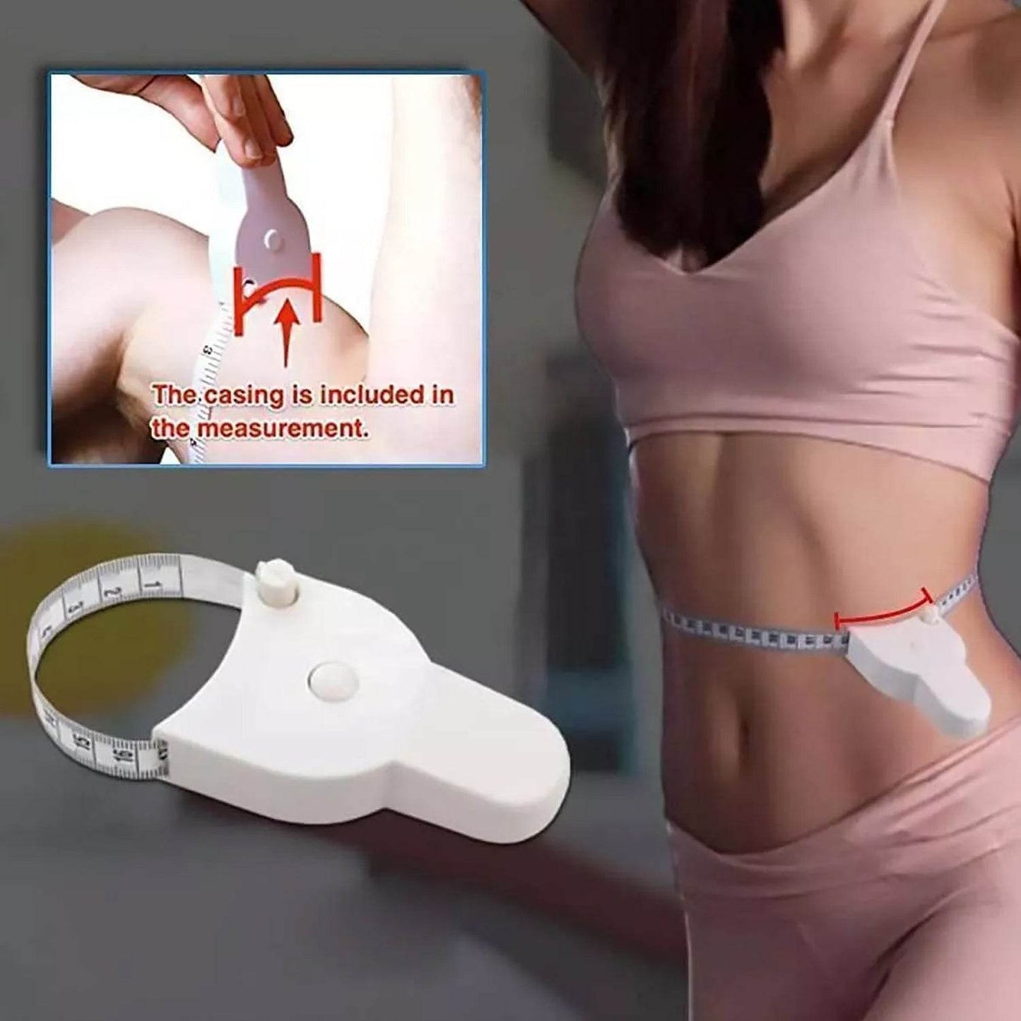 Fitness Measuring Tape For Measuring Lengths, Breadths And Heights For Body And Some Other Things Etc. - infinityexculsivestore.com