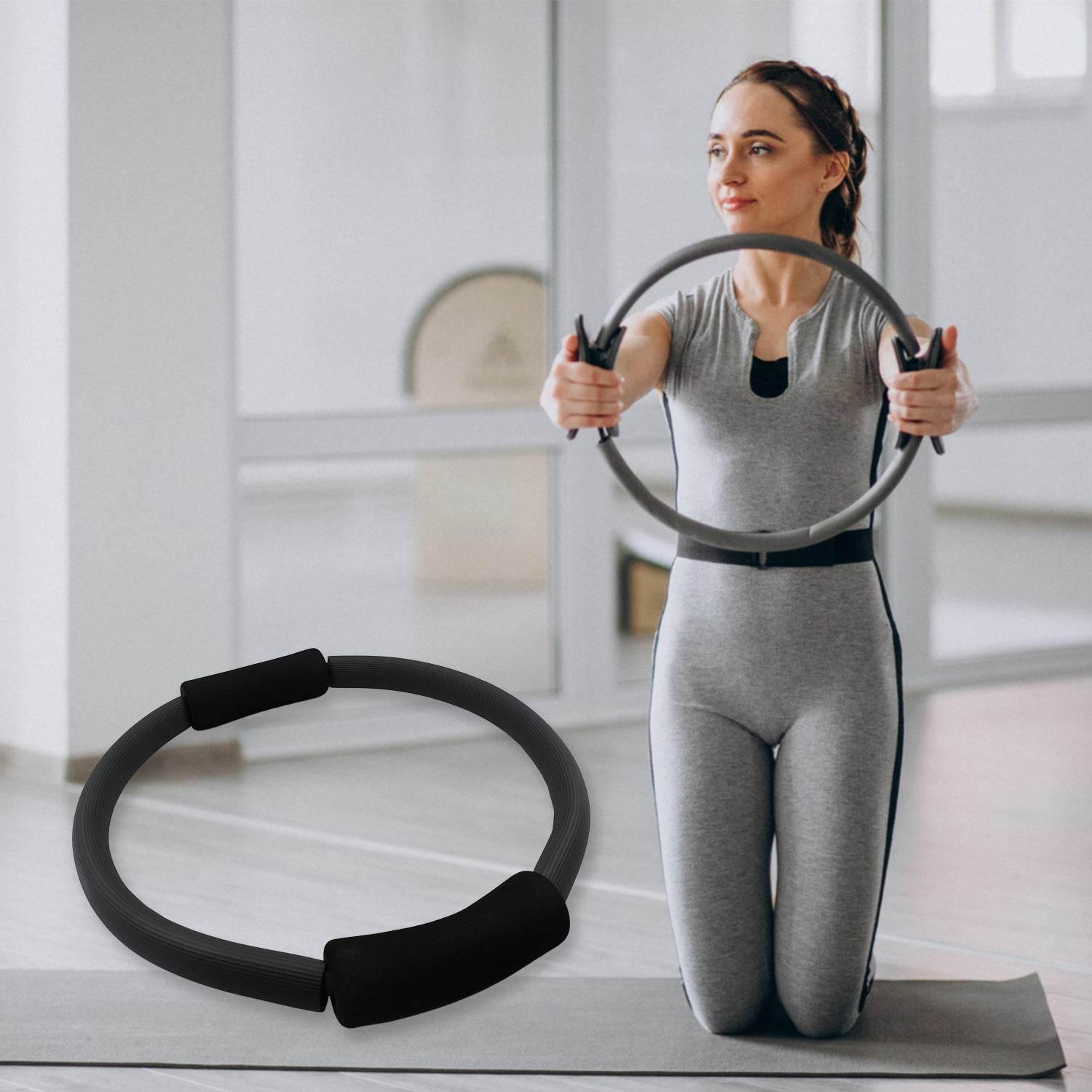 Fitness Ring Workout Yoga Ring Circle Pilates for Woman Fitness Circle Thigh Exercise Pilates Circle Ring Fitness Equipment for Home - infinityexculsivestore.com