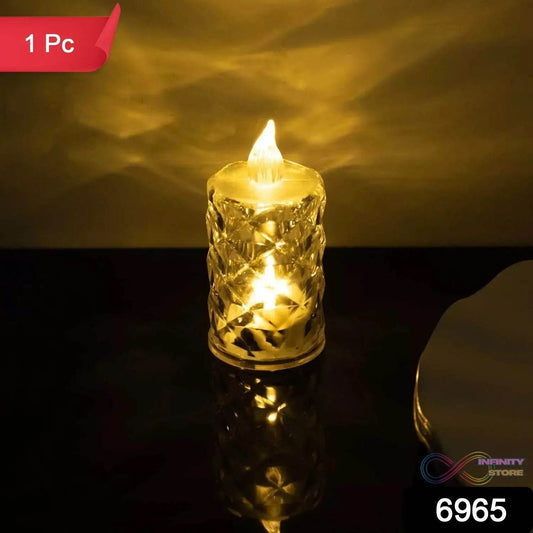 Flameless and Smokeless Decorative Candles LED Tea Light (1 Pc) - infinityexculsivestore.com