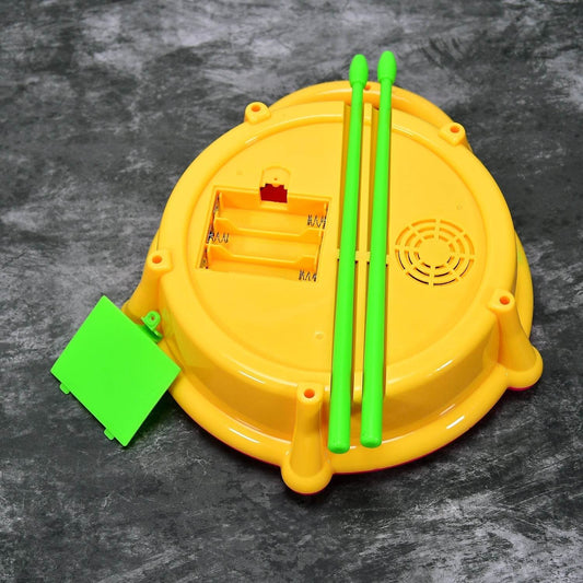Flash Drum Toys for Kids with Light & Musical Sound Colorful Plastic Baby Drum Musical Toys for Children Baby Toy Instrument Best Gift for Boys & Girls. - infinityexculsivestore.com