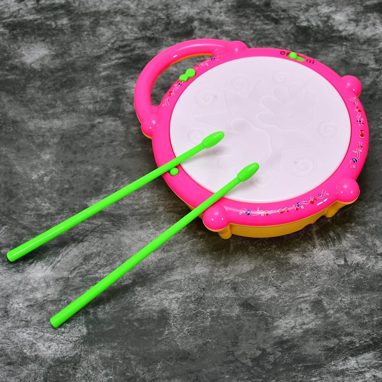 Flash Drum Toys for Kids with Light & Musical Sound Colorful Plastic Baby Drum Musical Toys for Children Baby Toy Instrument Best Gift for Boys & Girls. - infinityexculsivestore.com