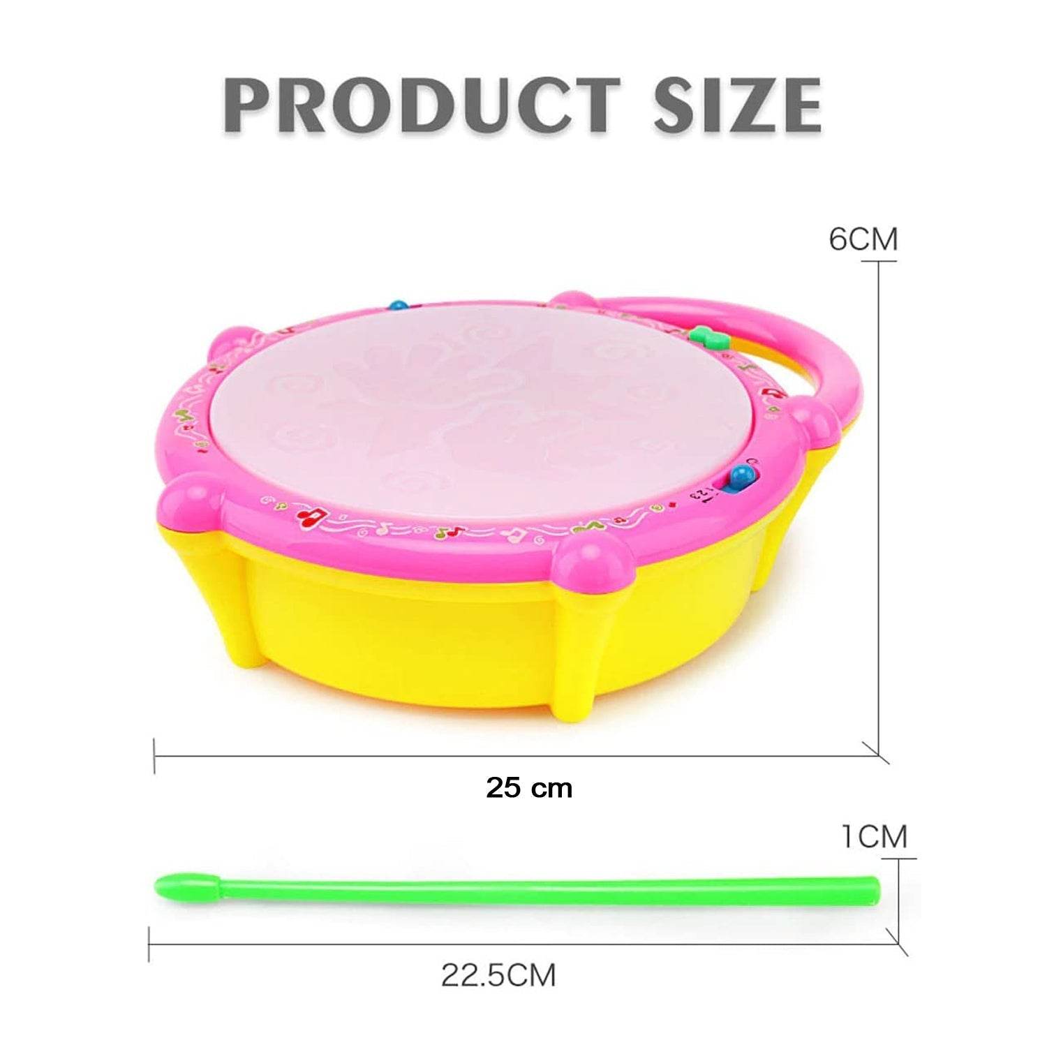 Flash Drum Toys for Kids with Light & Musical Sound Colorful Plastic Baby Drum Musical Toys for Children Baby Toy Instrument Best Gift for Boys & Girls. - infinityexculsivestore.com