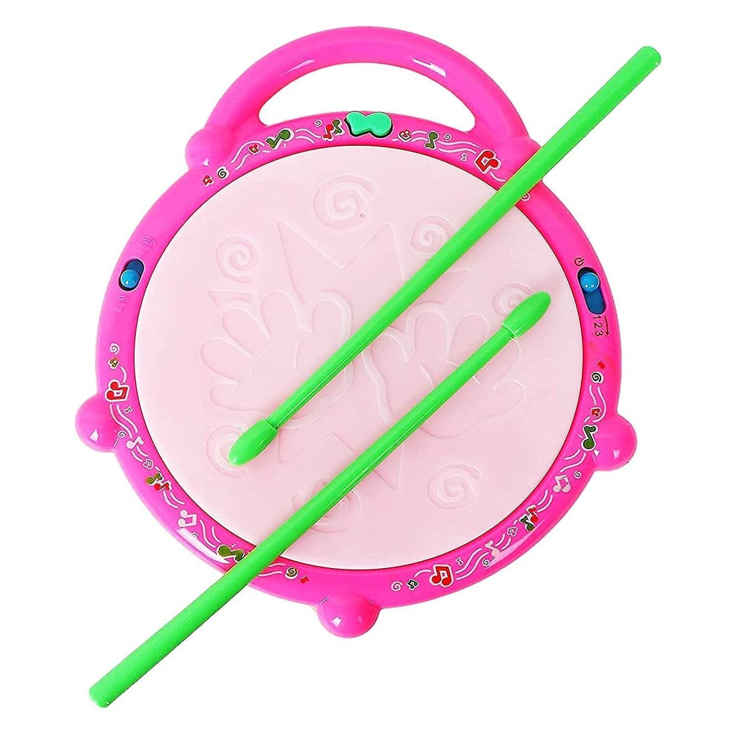 Flash Drum Toys for Kids with Light & Musical Sound Colorful Plastic Baby Drum Musical Toys for Children Baby Toy Instrument Best Gift for Boys & Girls. - infinityexculsivestore.com