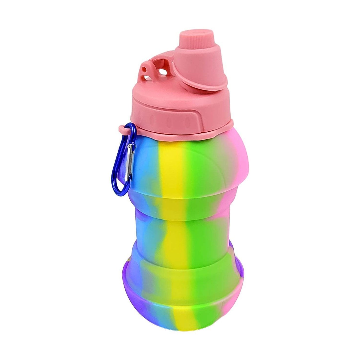 Flexible Collapsible Silicone Sports Water Bottle (260 ML / 20 CM Folding) - infinityexculsivestore.com