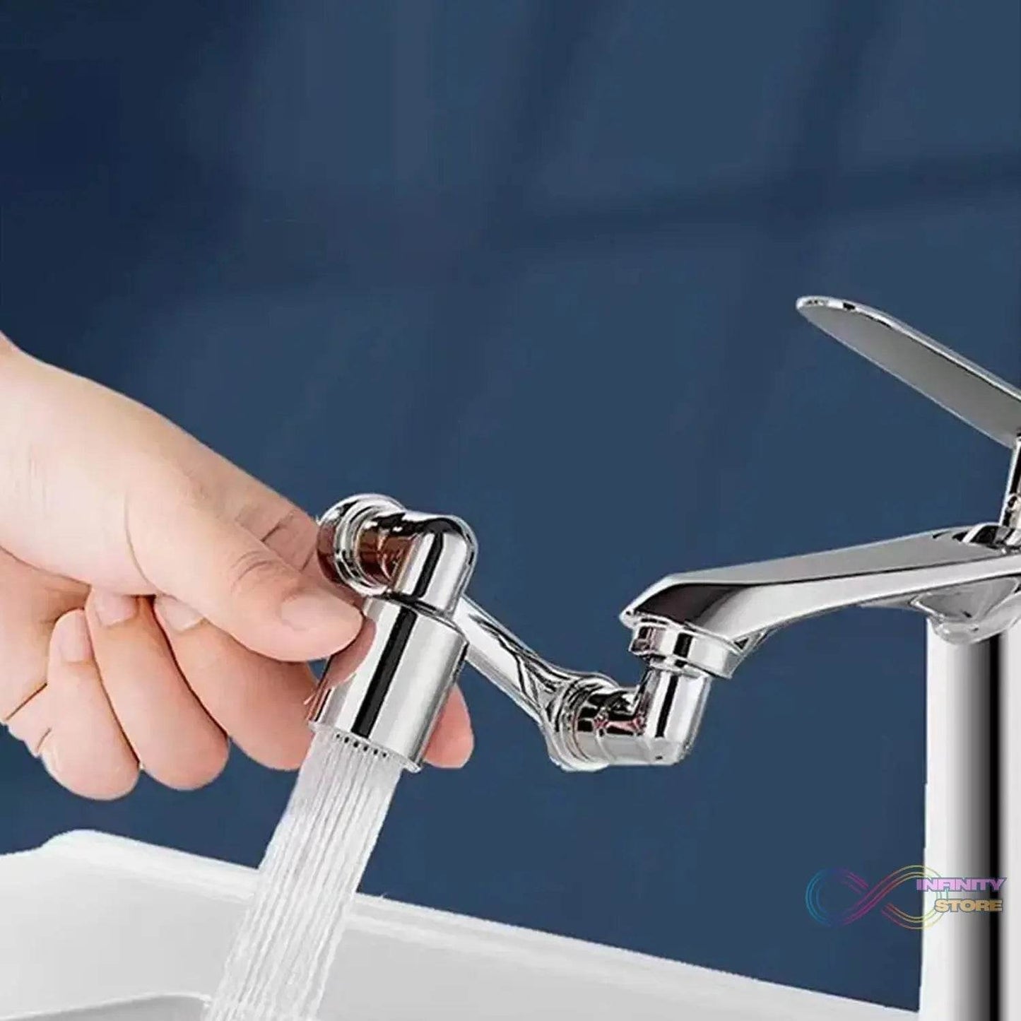 Flexible Faucet Splash Head Extender Aerator, Universal Splash Filter Faucet Sprayer (1 Set) - infinityexculsivestore.com