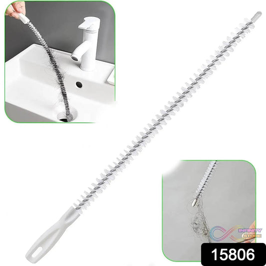 Flexible Sink Cleaning Brush Water Pipe Drain Dredge Tool (48 CM / 1 Pc) - infinityexculsivestore.com