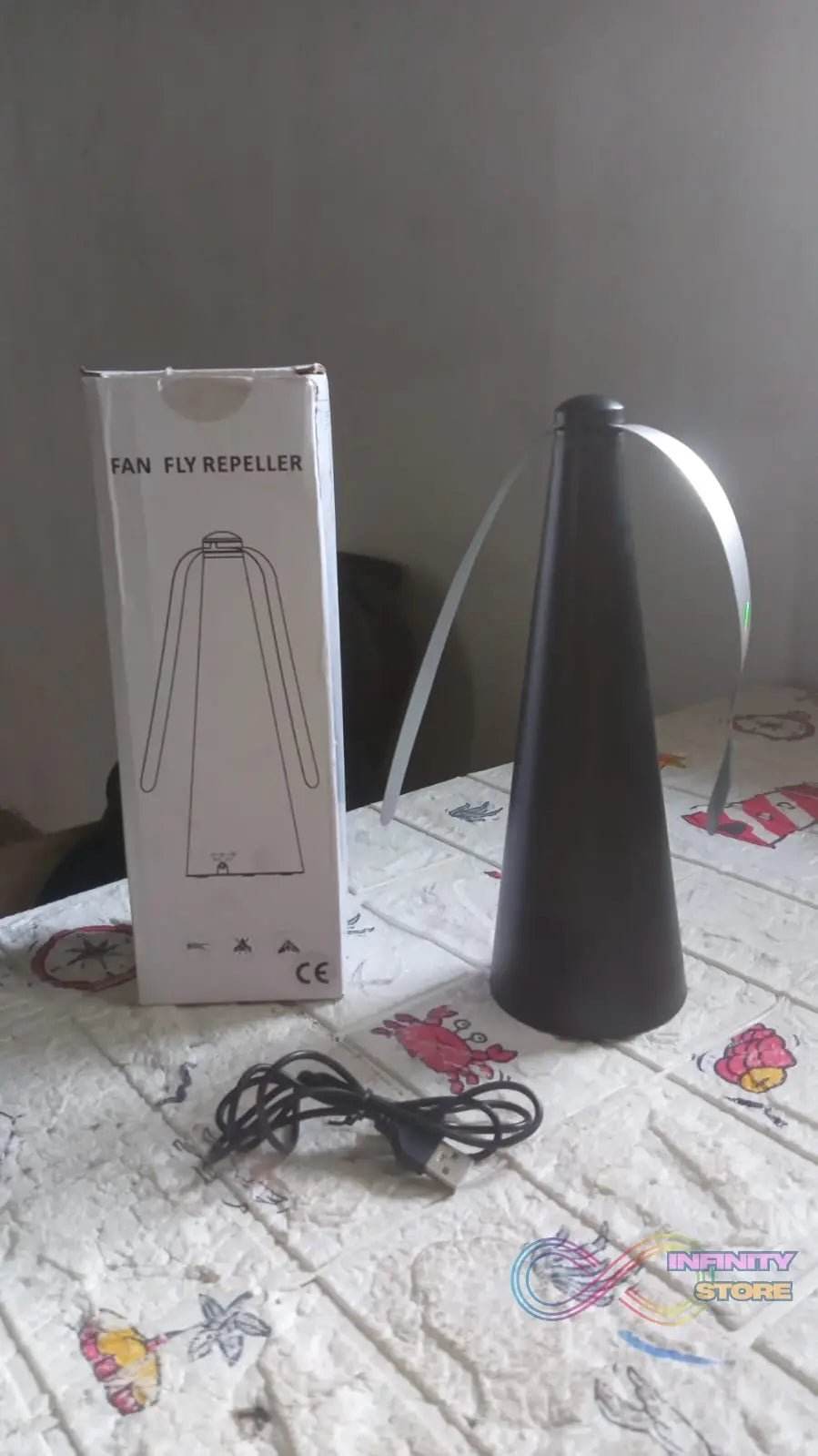 Fly Repellent Fan (Battery & USB) - Tabletop, Indoor/Outdoor, Chemical-Free - infinityexculsivestore.com