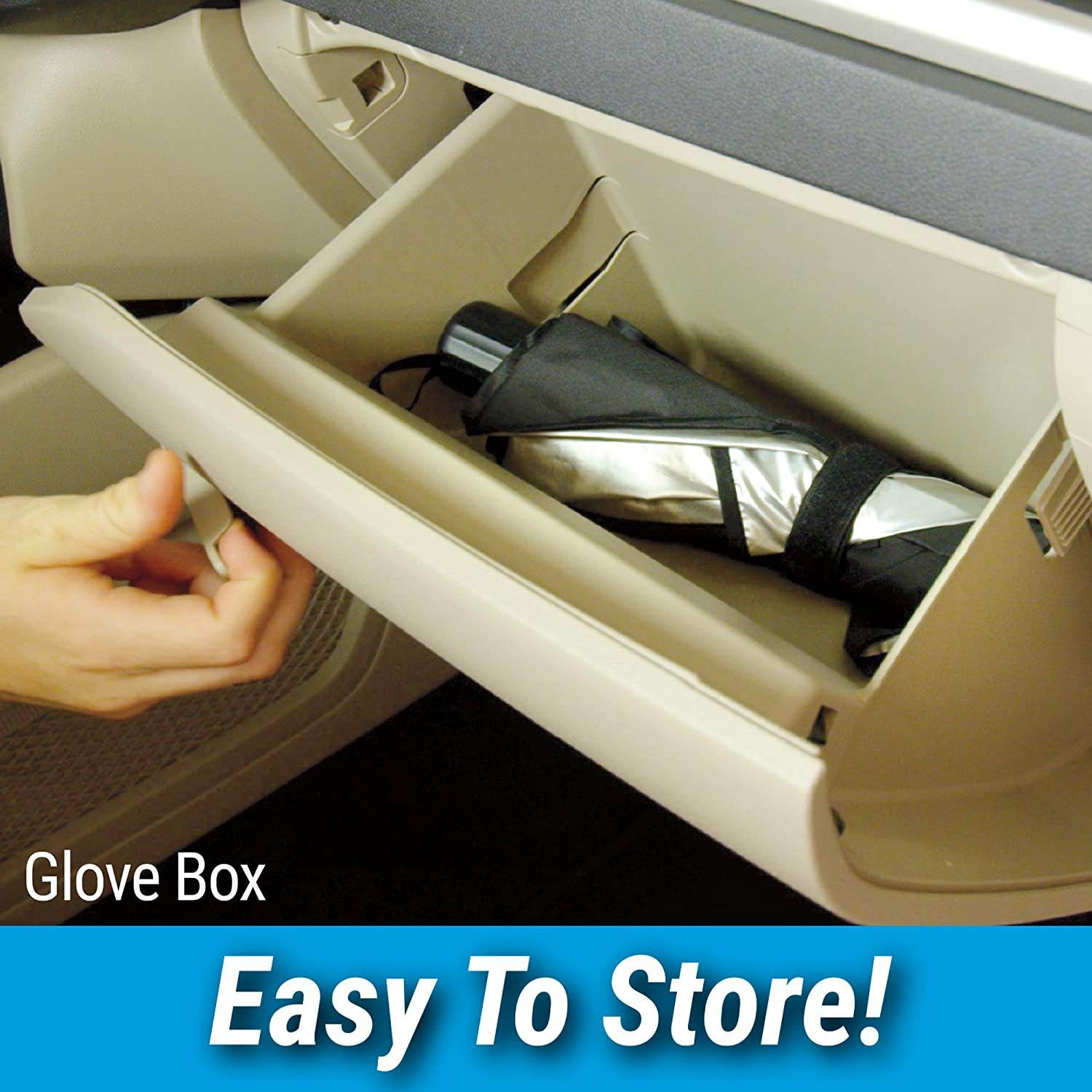 Foldable Car Windshield Sunshade for Heat Protection - infinityexculsivestore.com