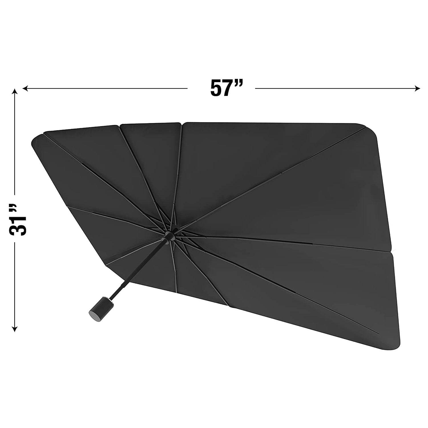 Foldable Car Windshield Sunshade for Heat Protection - infinityexculsivestore.com