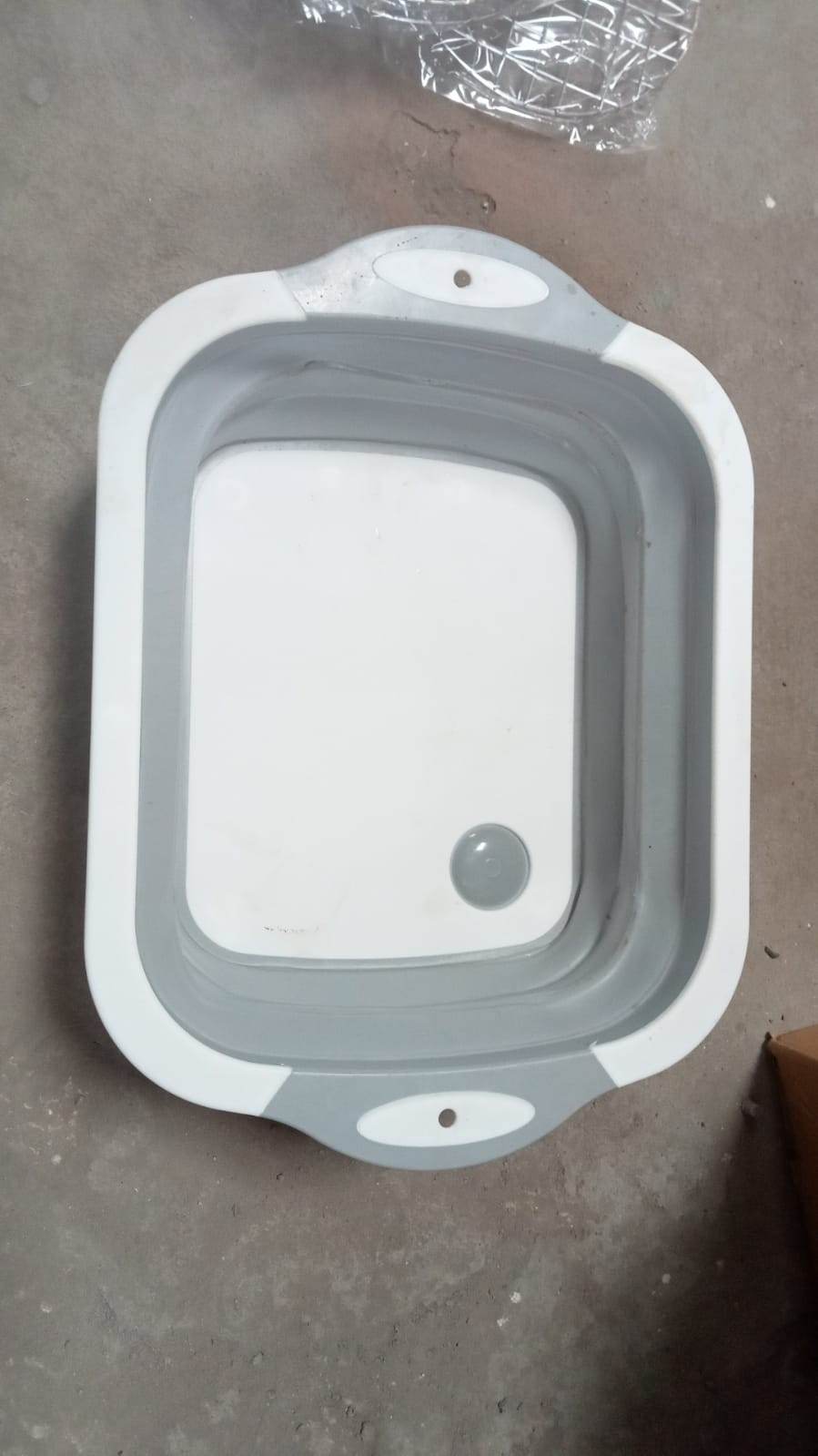 Foldable Chopping Board, Dish Rack, Washing Bowl & Draining Basket, 3in1 Multi-Function - infinityexculsivestore.com