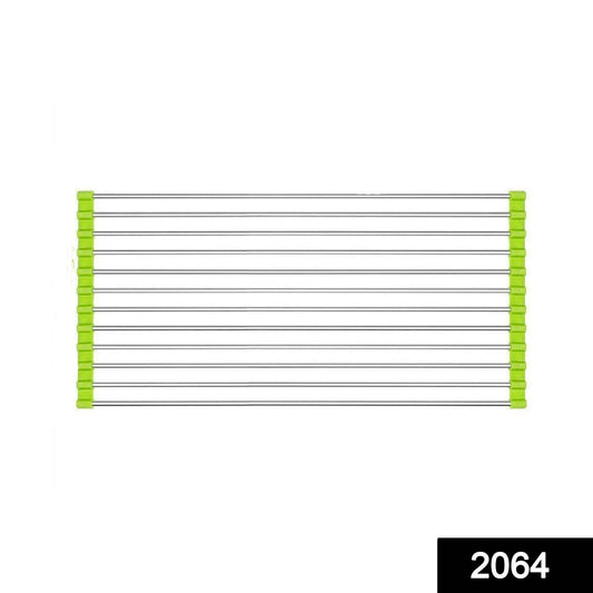 Foldable Drain Rack Kitchen Sink Roll up Dish Drying Rack Portable Dish Rack - infinityexculsivestore.com