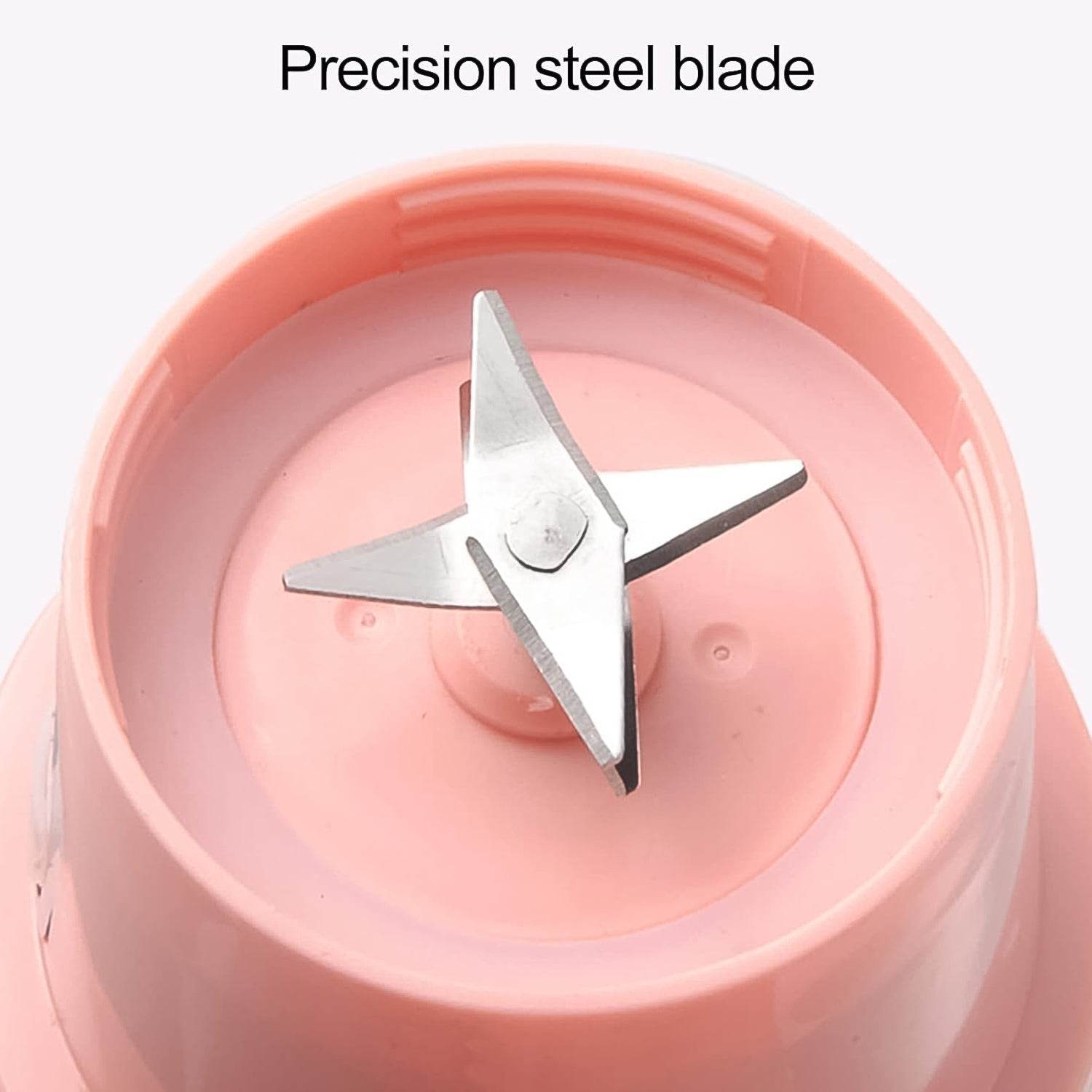 Foldable Electric Juicer, Portable Blender Stainless Steel 6 Blades (500 ML) - infinityexculsivestore.com
