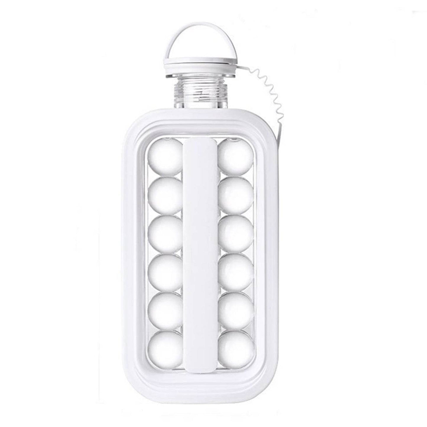 Foldable Ice Tray with Lid, 2-in-1 Ice Ball Maker - infinityexculsivestore.com