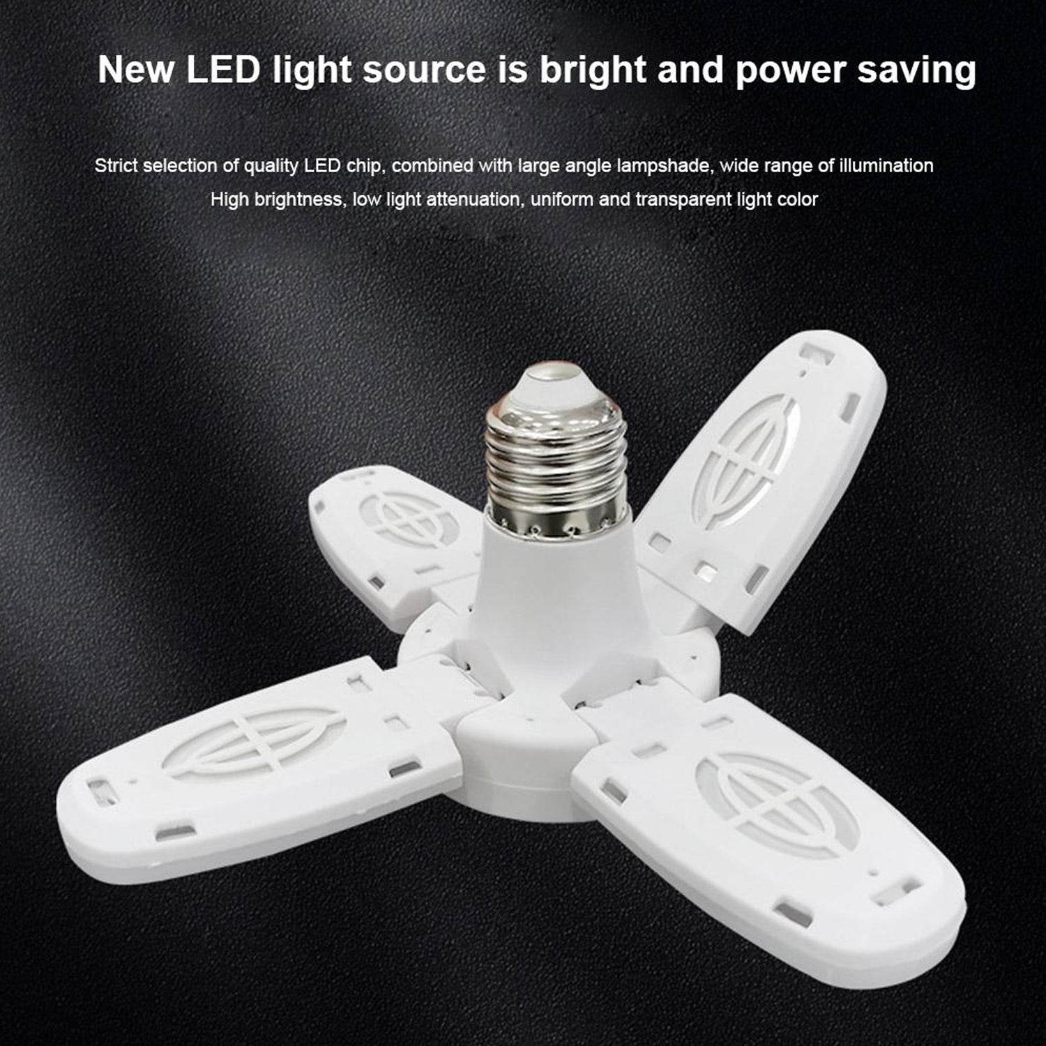 Foldable LED Fan Blade Bulb 28V (1 Pc) - infinityexculsivestore.com