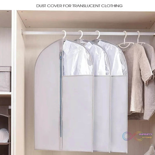 Foldable Non Woven Men's Coat Blazer Suit Cover men's coat blazer cover fold over breathable garment bag suit cover. - infinityexculsivestore.com