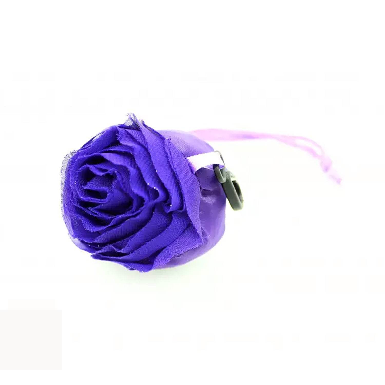 Foldable Nylon Shopping Bag (Rose Design): Reusable, Eco-Friendly (1 Pc) - infinityexculsivestore.com