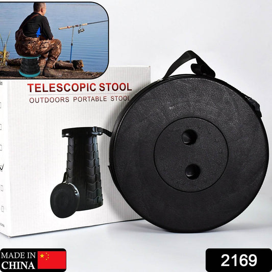 Foldable Retractable Height Adjusting Stool Space Saving Telescopic Stool for Fishing Hiking Stool for Adults and Kids. - infinityexculsivestore.com